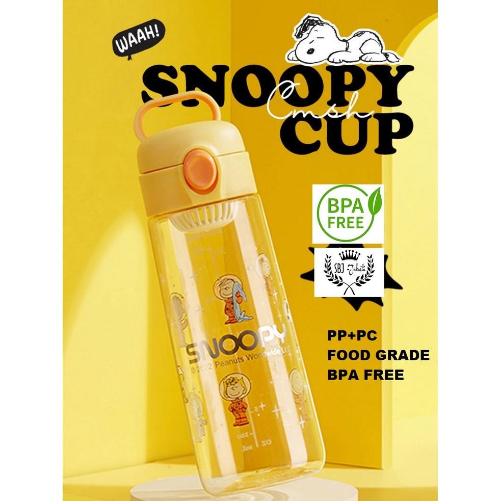 Jual Berkualitas BOTOL MINUM INFUSER SNOOPY CUP ORIGINAL BPA FREE 600ml ...