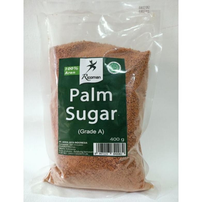 Jual Ricoman Palm Sugar - 100% Aren Nugi | Shopee Indonesia