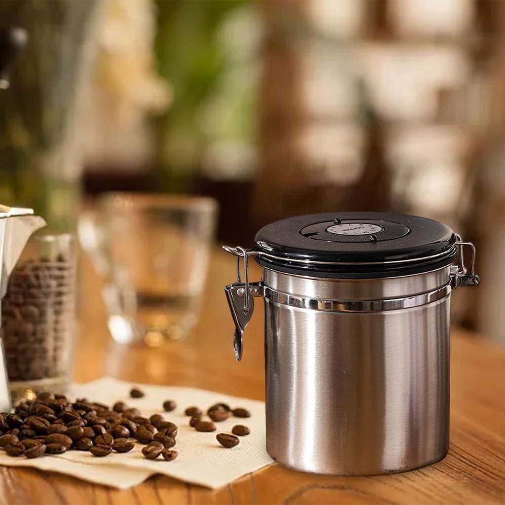 Jual Seluna Tempat Kopi Gula Susu Container Stainless Steel 1.5L ...