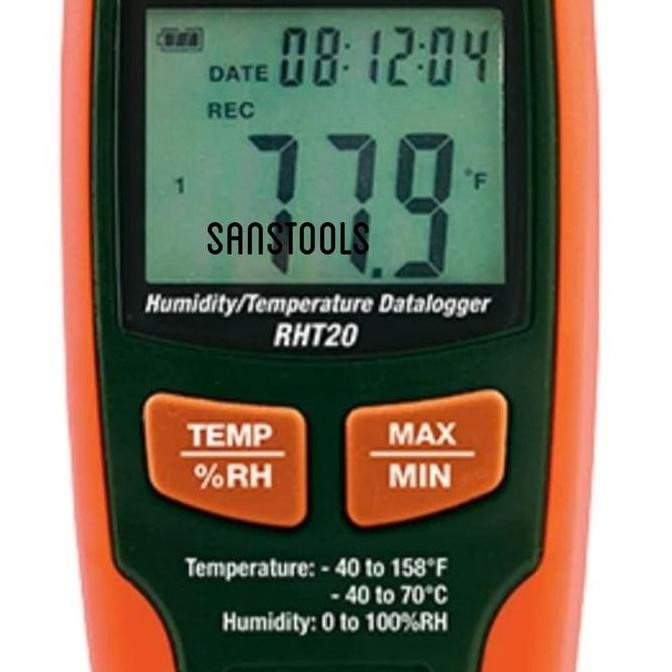 Jual Extech RHT20 hummidity and temperature data logger logging RHT-20 ...