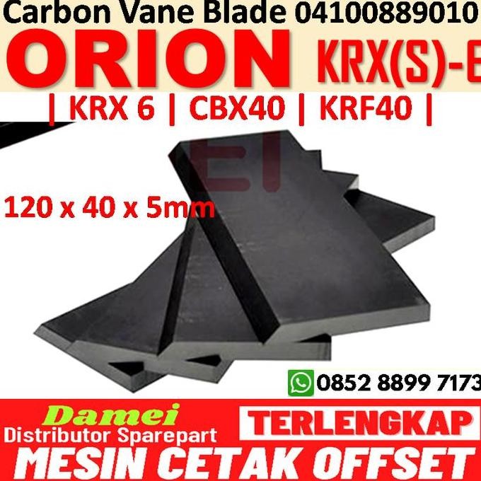 Jual ORION CARBON VANE KRX6 CBX40 KRF40 DRY VACUUM PUMP CARBON KRX(S)-6 ...