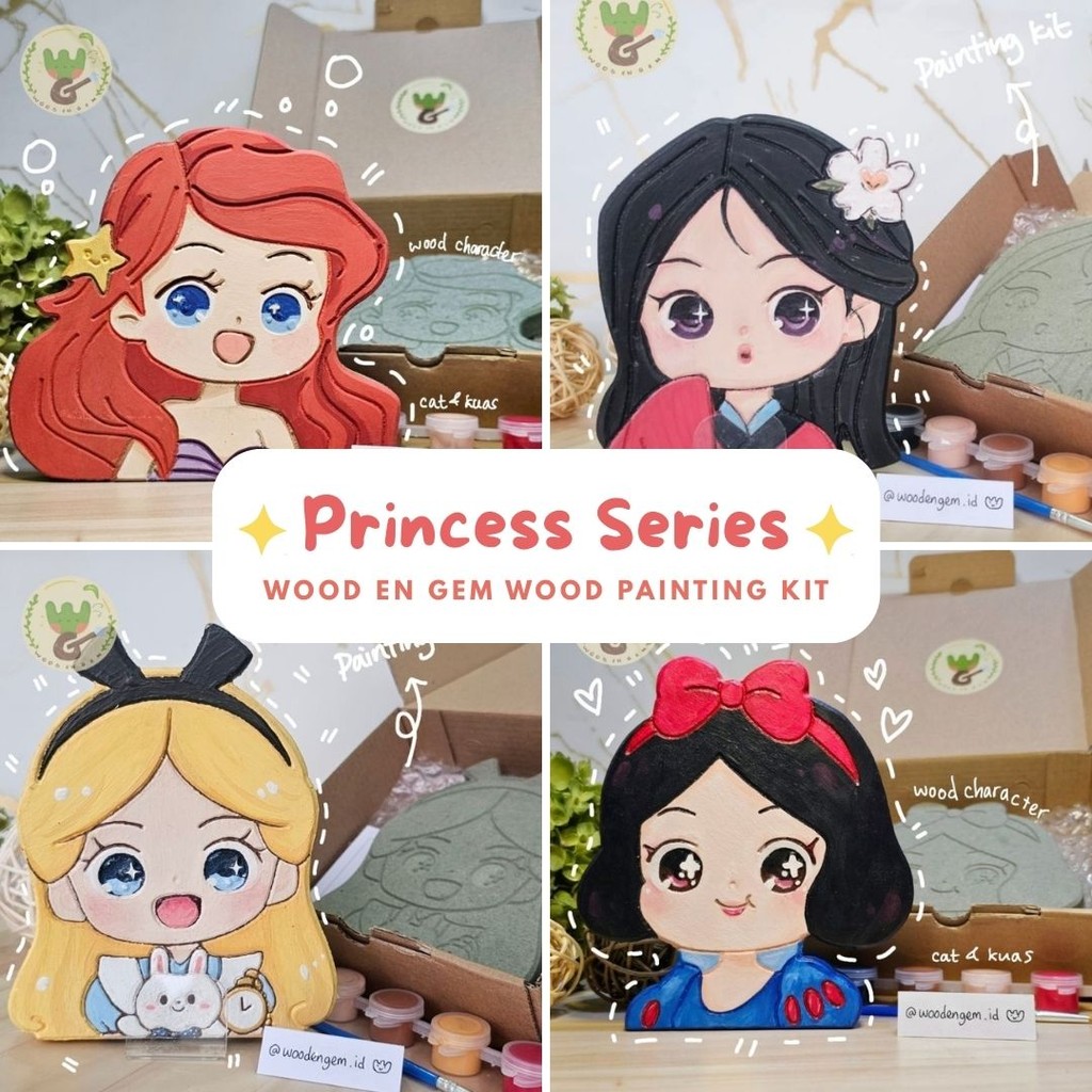 Jual Paint By Number - Mainan DIY Anak Perempuan - Souvenir Ulang Tahun ...