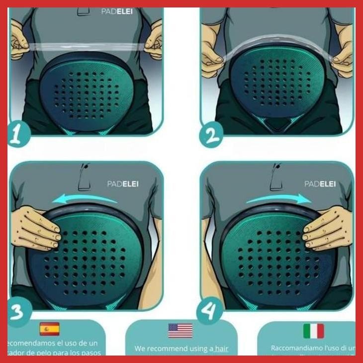 Jual ( PADEL ) SHOCKOUT RACKET SHIELD FRAME PROTECTION PADEL RACKET ...