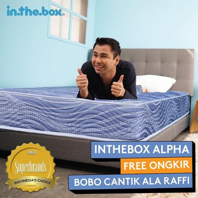 Jual (Allthebest) Kasur Spring Bed IN THE BOX Alpha - FREE Bantal ...
