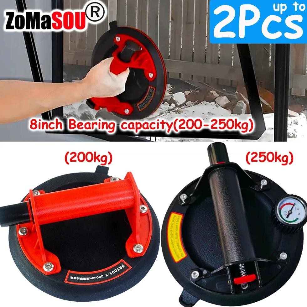 Jual 8 Inch Vacuum Suction Cup Glass Sucker 200/250Kg Loading Capacity ...