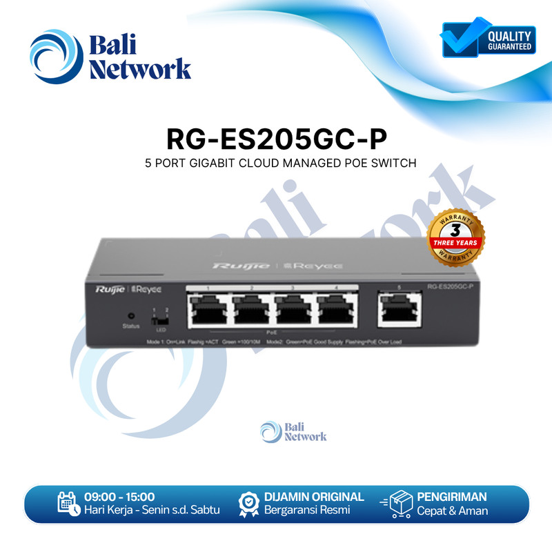 Jual Ruijie RG-ES205GC-P 5-Port Gigabit Smart POE Switch | Shopee Indonesia - View #11