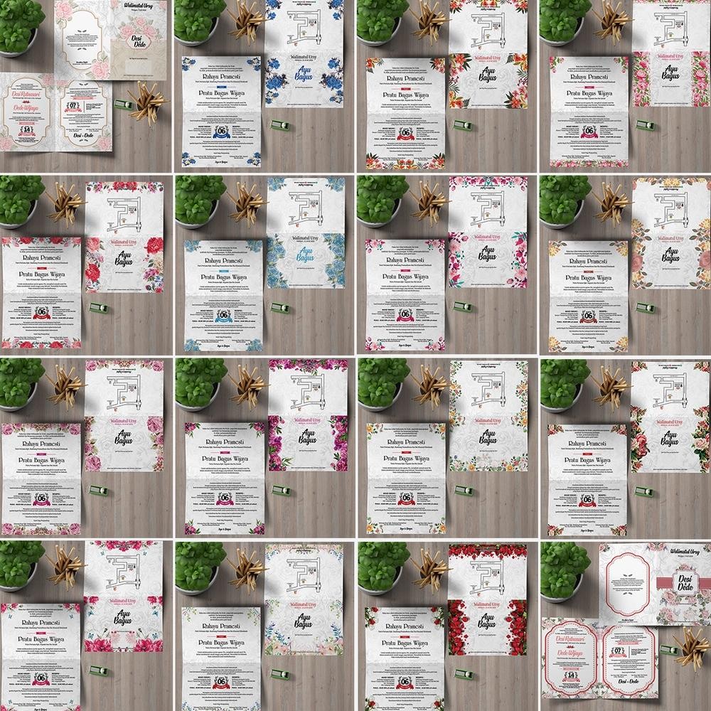 Jual 850+ TEMPLATE DESAIN UNDANGAN PERNIKAHAN KEKINIAN AESTHETIC RUSTIC ...