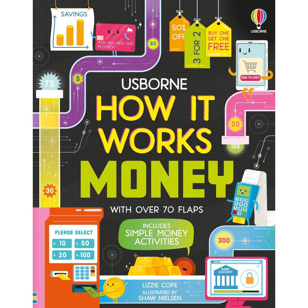 Jual USBORNE HOW IT WORKS MONEY WITH OVER 70 FLAPS | Shopee Indonesia
