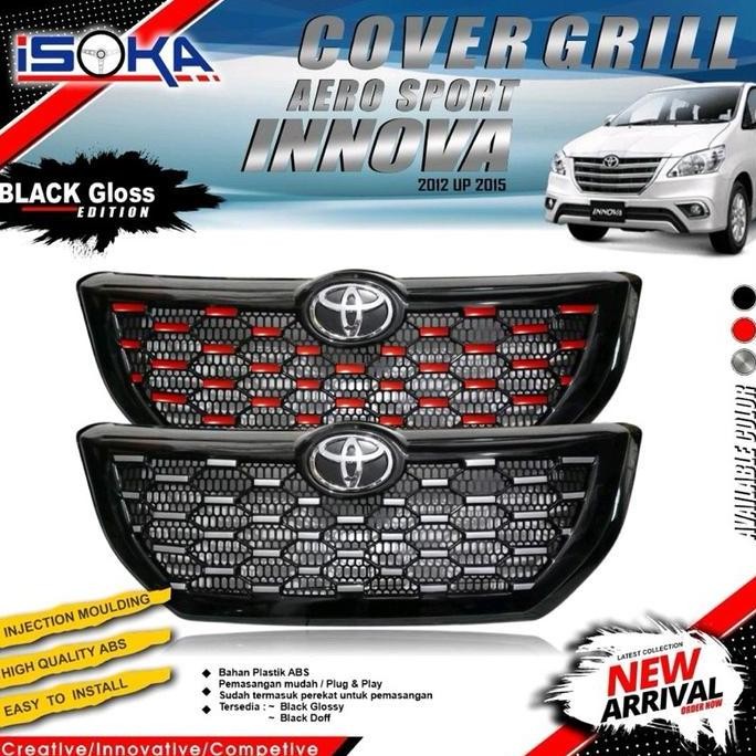 Jual GRILL GRAND INNOVA 2012 2013 2014 2015 AERO SPORT STYLE GRILL ...