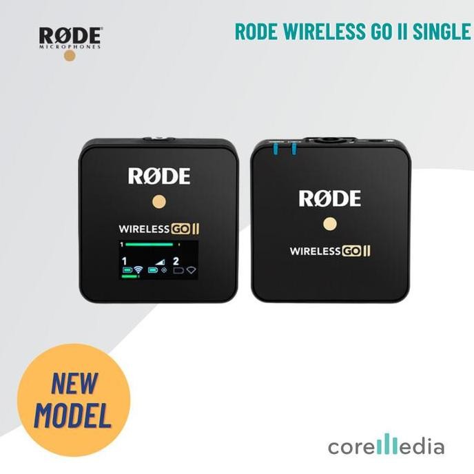 Jual Rode Wireless GO II Single Microphone Mic Digital Wireless Clip On ...