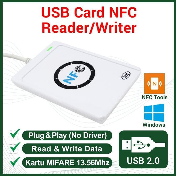 Jual BEBAS ONGKIR - NFC Smart Card Reader/Writer MIFARE IC Card 13.56 ...