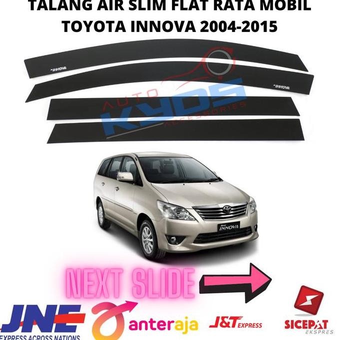Jual ready Talang Air Slim Flat Rata Mobil Toyota Innova Lama 2004 2005 ...