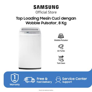 Samsung Mesin Cuci Top Loading 8 KG WA80H4200SW