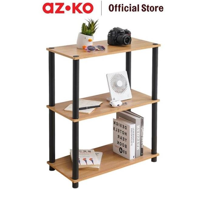 Jual New Product - Azko Stora 75 Cm Rak Penyimpanan 3 Tingkat Kayu ...