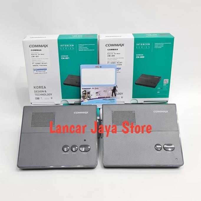 Jual NEW 1 Set Intercom Commax CM801+CM800 interphone/intercom Kabel ...