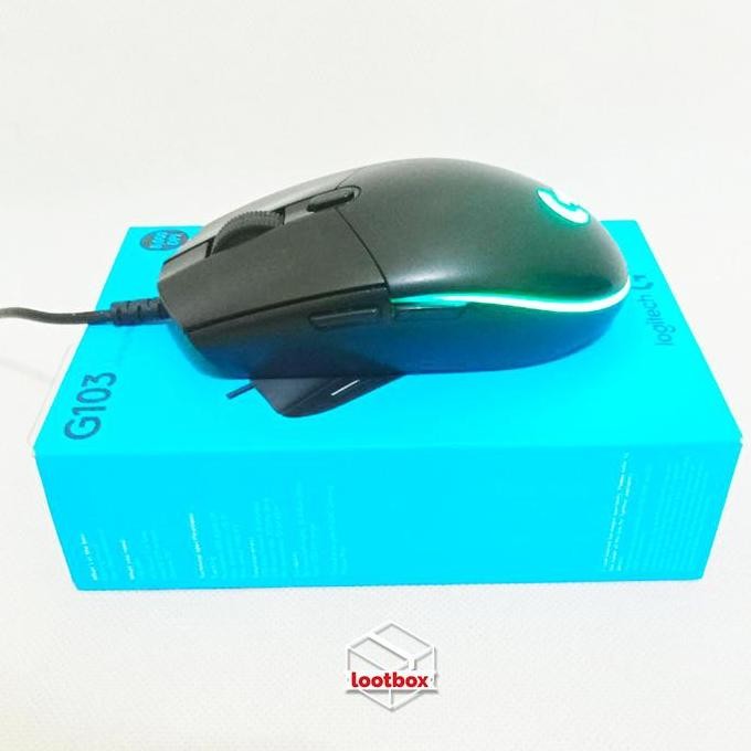 Jual NEW Mouse Gaming Logitech G103 (alt G102) Wired RGB PRODIGY BLK ...
