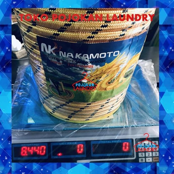 Jual Selang Setrika Uap Steam Boiler Kuning Grade B / 1 Roll (50 Meter ...