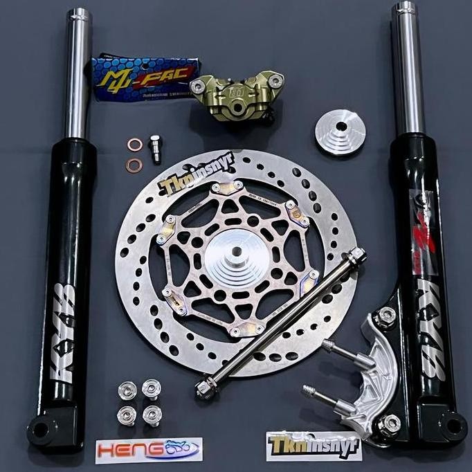 Jual Paket Shock Depan Yamaha Mio Kayaba Kaliper Swits Disc 220mm ...