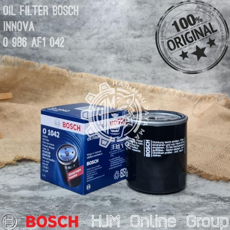 Jual Oil Filter - Saringan Oli INNOVA / FORTUNER / HILUX Bosch | Shopee ...