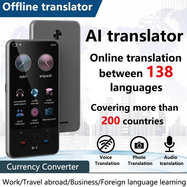 Jual S85 Pro intelligent translation machine 138 language intelligent ...