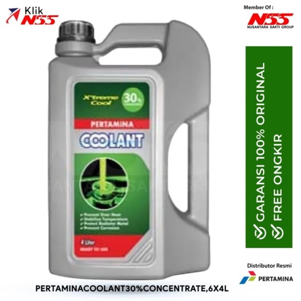Jual Pendingin Radiator Mesin Pertamina COOLANT 30% CONCENTRATE 4L ...