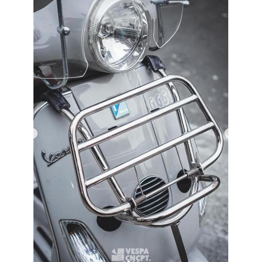 Jual FRONT RACK FOR MODERN VESPA LX S LXV CHROME | Shopee Indonesia