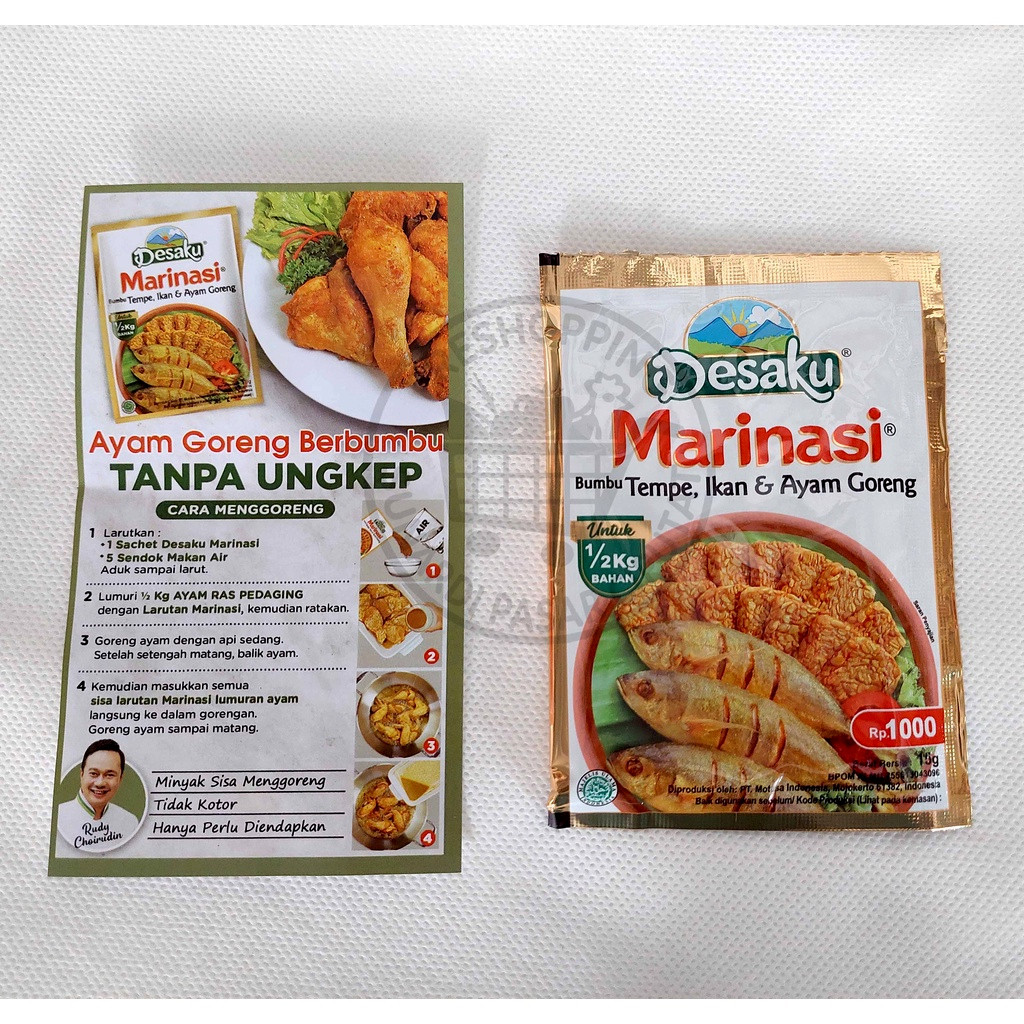 Jual Desaku Marinasi Bumbu Tempe,Ikan & Ayam Goreng 1 saset