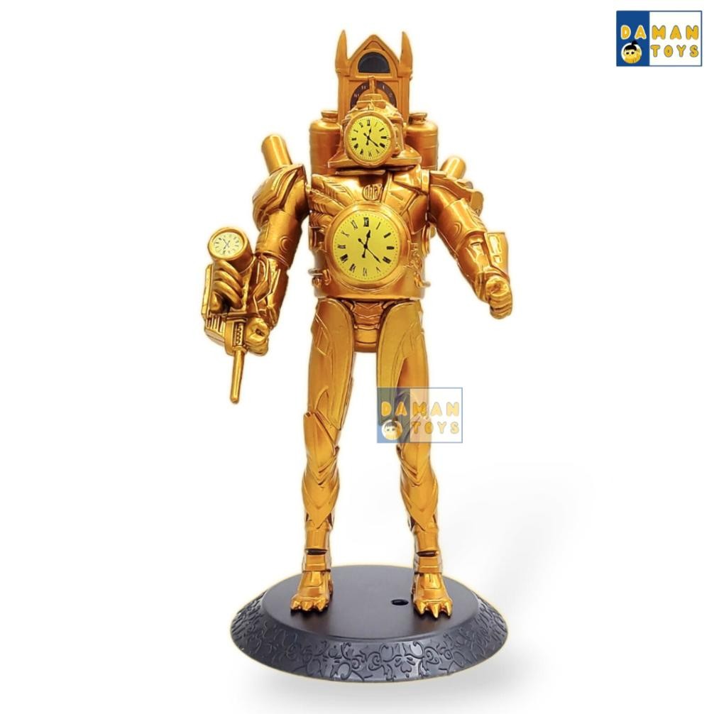 Jual Produk Baru!! Action Figure Skibidi Toilet Titan King Gold Big ...