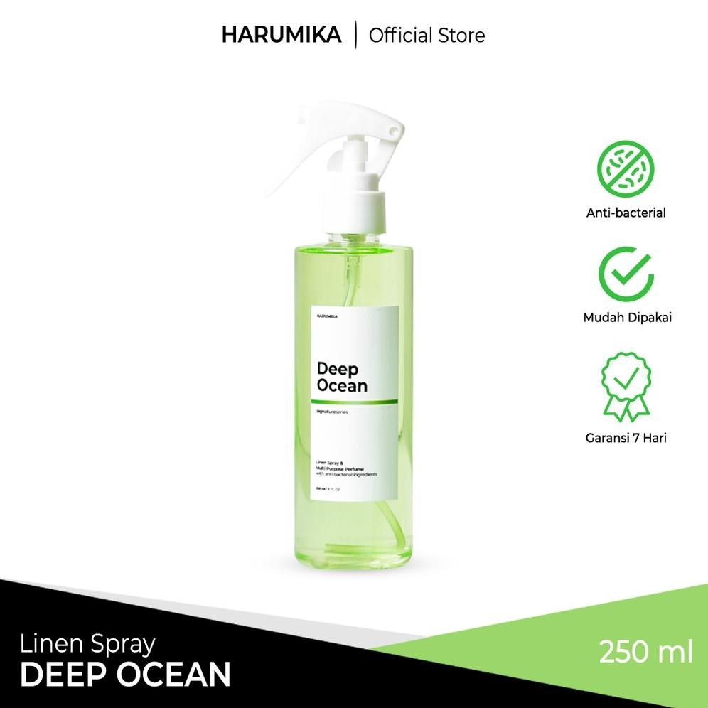 Jual HARUMIKA DEEP OCEAN 250 ml LINEN SPRAY ANTI BACTERIAL Nugi ...