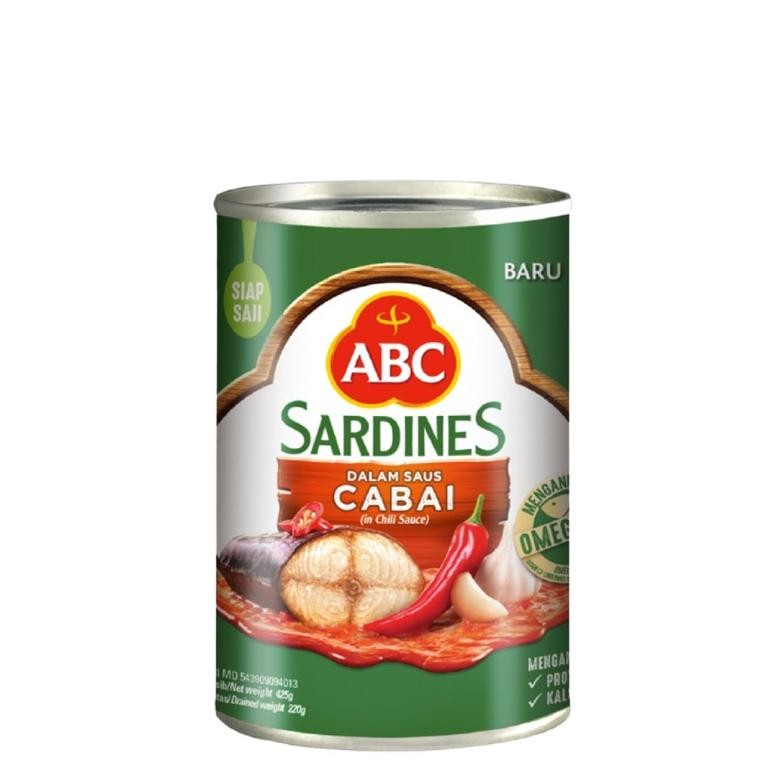 Jual NO_MORE ABC Sarden Saus Cabai 6 x 155 gr | Shopee Indonesia