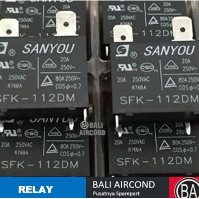 Jual Rilai Rilay Sanyou SFK 112DM 20A 250V Relay Modul Pcb AC LG ...