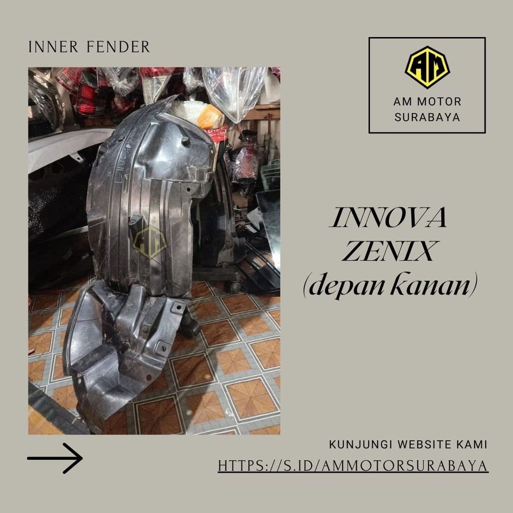 Jual Inner Fender INNOVA ZENIX (depan kanan) | Shopee Indonesia
