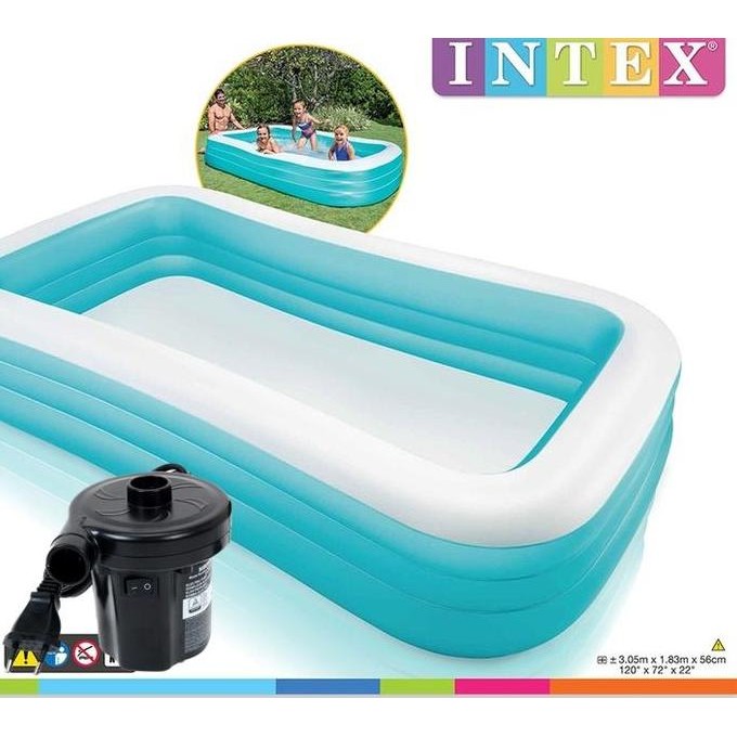 Jual Kolam Renang Anak Jumbo Keluarga Swim Center Family Pool Intex ...