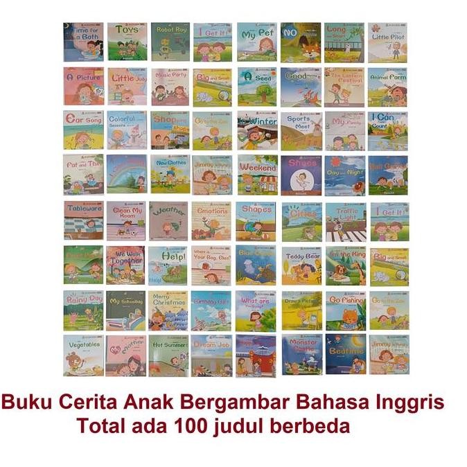 Jual Buku Cerita Anak Set isi 30pc 60pc Story Book English dan Audio ...