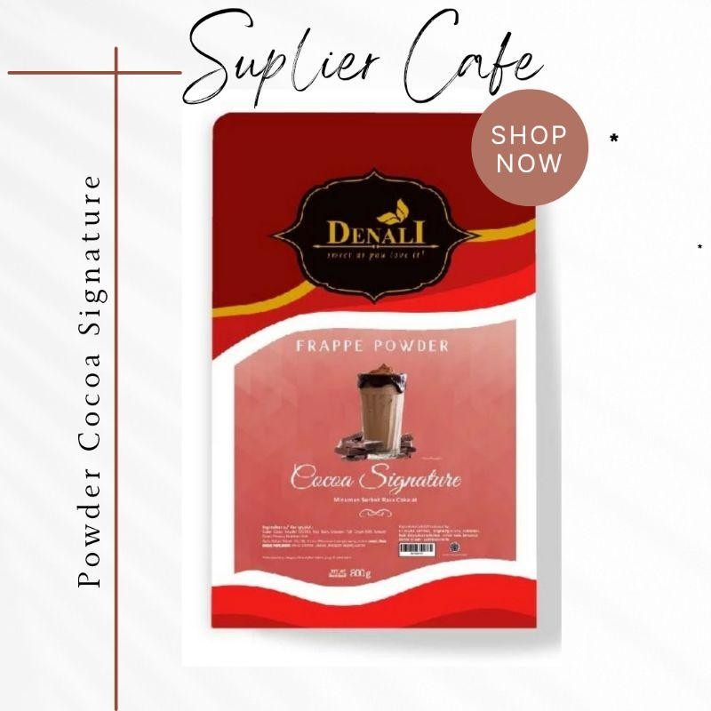 Jual Powder Chocolate Signature Denali New Best Quality 100% Original ...