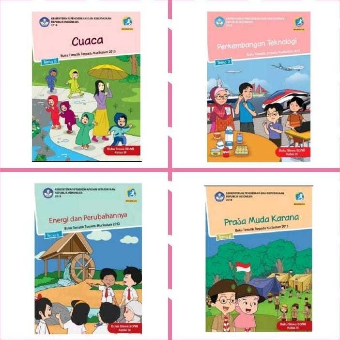 Jual Buku Kelas 3 Tema 5 6 7 8 Buku Tematik Revisi 2018 Harga satuan ...