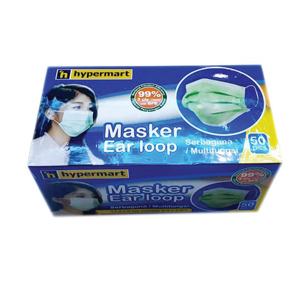 Jual HPM MASKER MUKA HIJAU BOX ISI 50 PCS | Shopee Indonesia