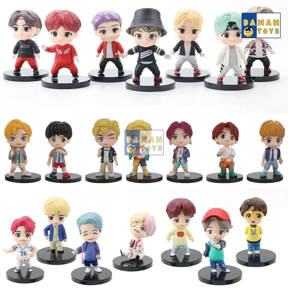 Jual BTS TINY TAN / FIGURE BTS MINI FIGURE /BTS KPOP PAJANGAN MINIATUR ...