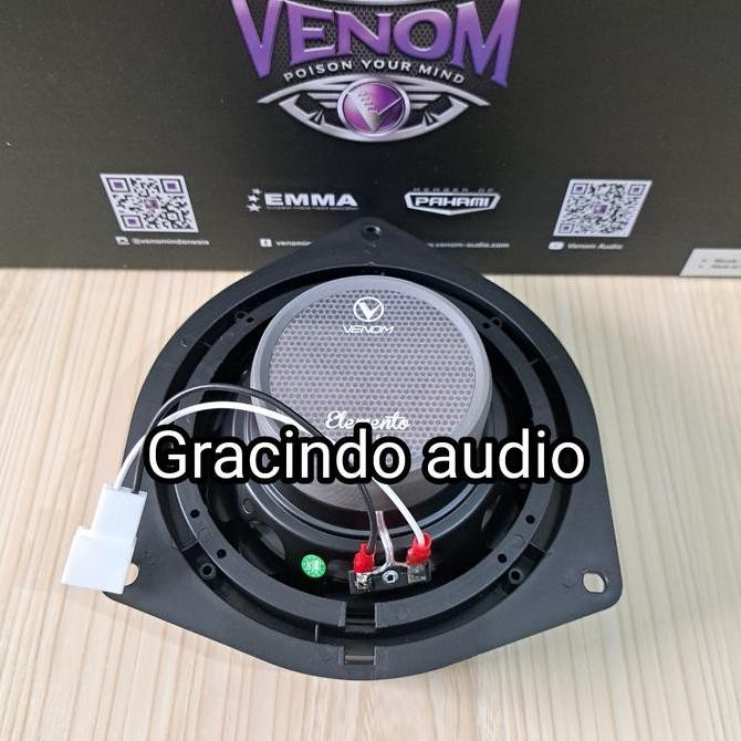 Jual Speaker Coaxial Venom 2way 6.5inch Plug N Play Pintu Mobil Toyota ...