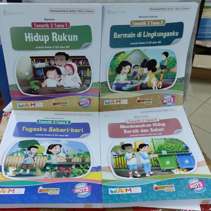 Jual Baru Buku Paket Tematik Sd Kelas 2 Tema 1234 Akm Platinum | Shopee ...