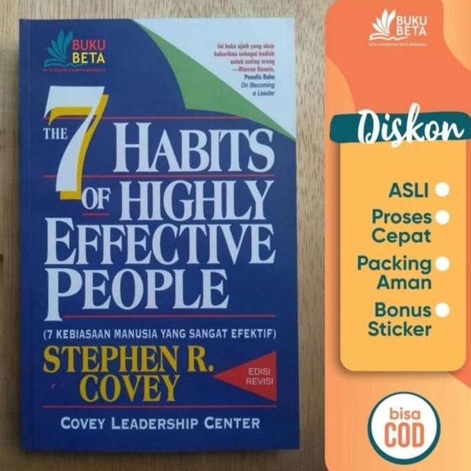 Jual new the 7 habits of highly effective people - stephen covey ...