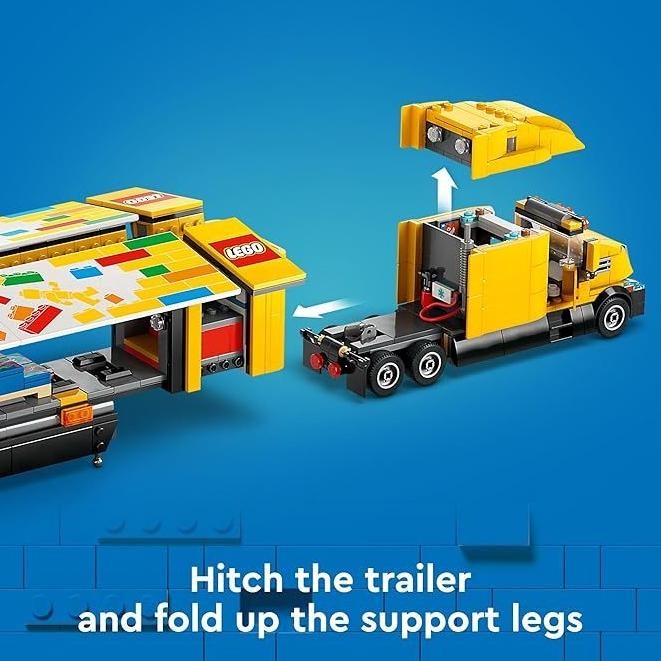 Jual Big Discount Lego City Yellow Delivery Truck Toy, Comes With A ...