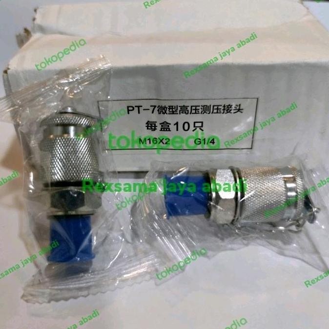 Jual M16 X 1/4 Bsp Oring Adapter Nepple Test Point Promo | Shopee Indonesia