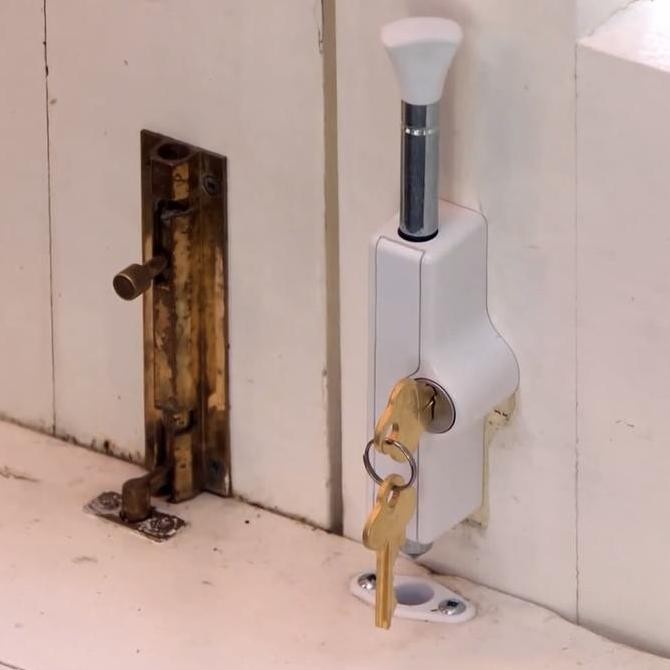 Jual Interlock Assa Abloy Patio Bolt - Kunci Pengaman Tambahan Pintu ...