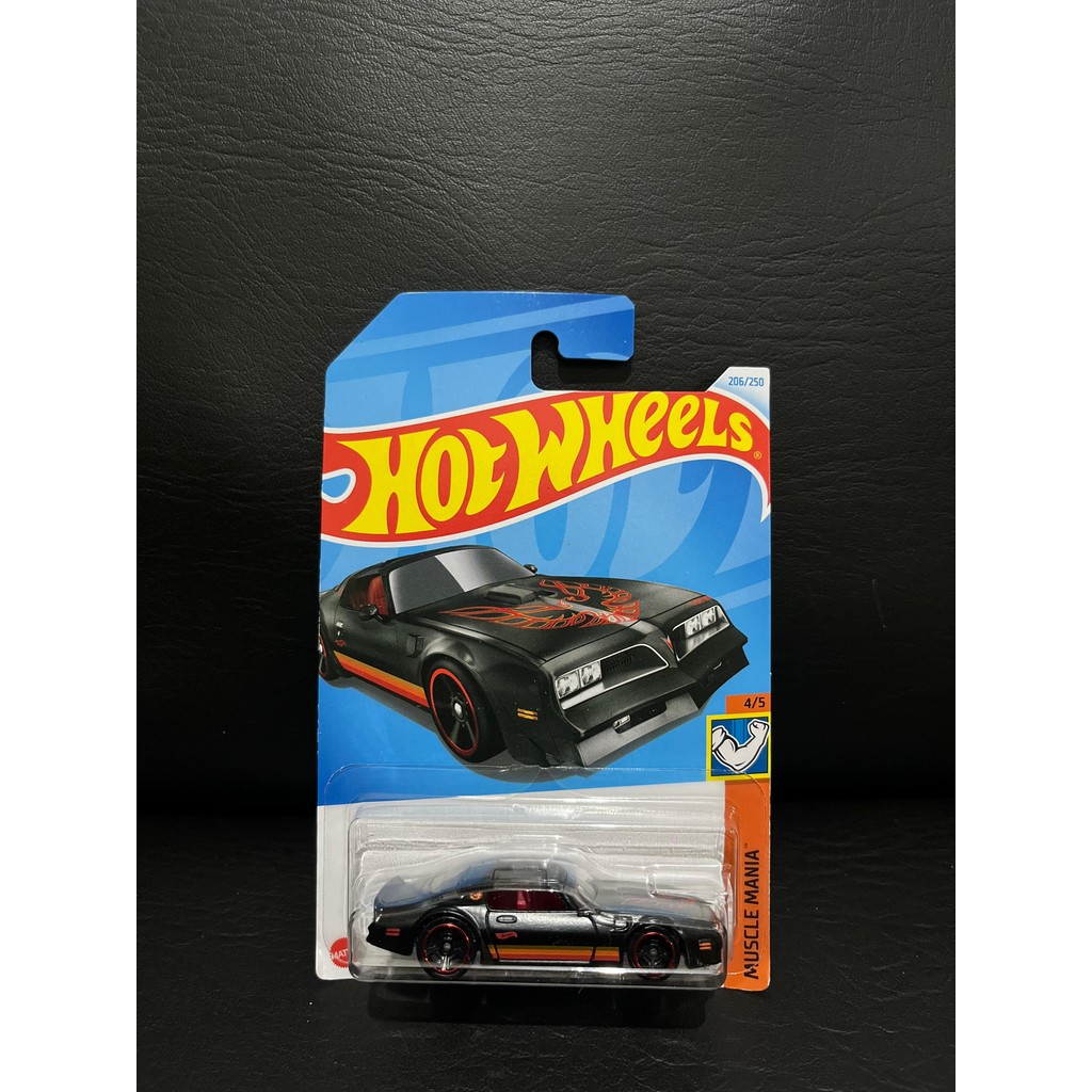 Voiture Miniature Hot Wheels 2010 - Pontiac Firebird T/A 1969 - Série Muscle Mania - Bleu - Neuf