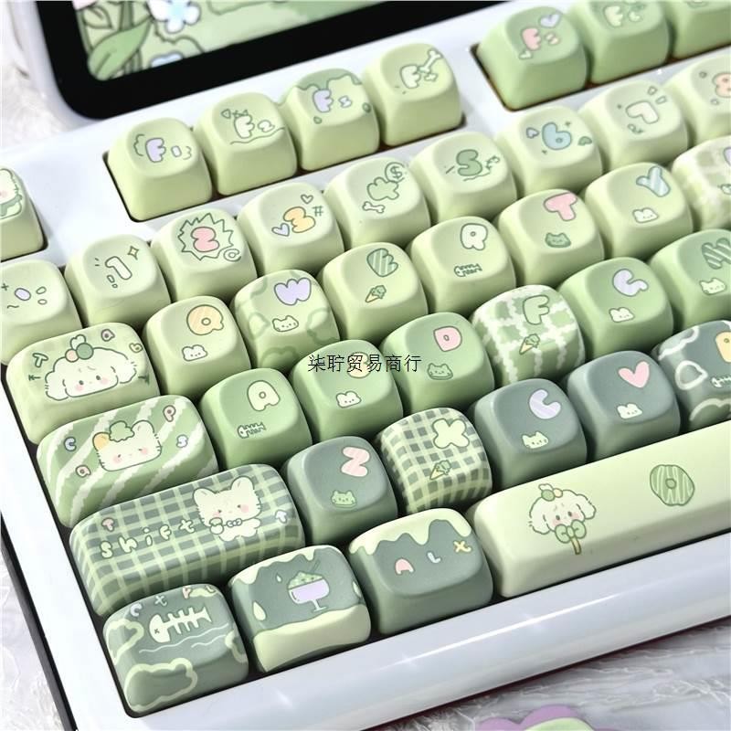 Jual Matcha Brain Keycap Type xoa Keycap Mechanical Keyboard Custom ...