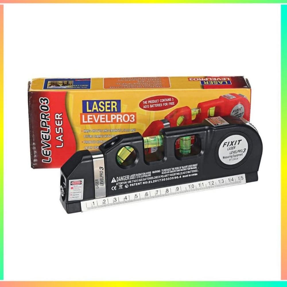 Jual Fixit Level Pro 3 Penggaris Laser Waterpass Meteran Laser 250 Cm ...