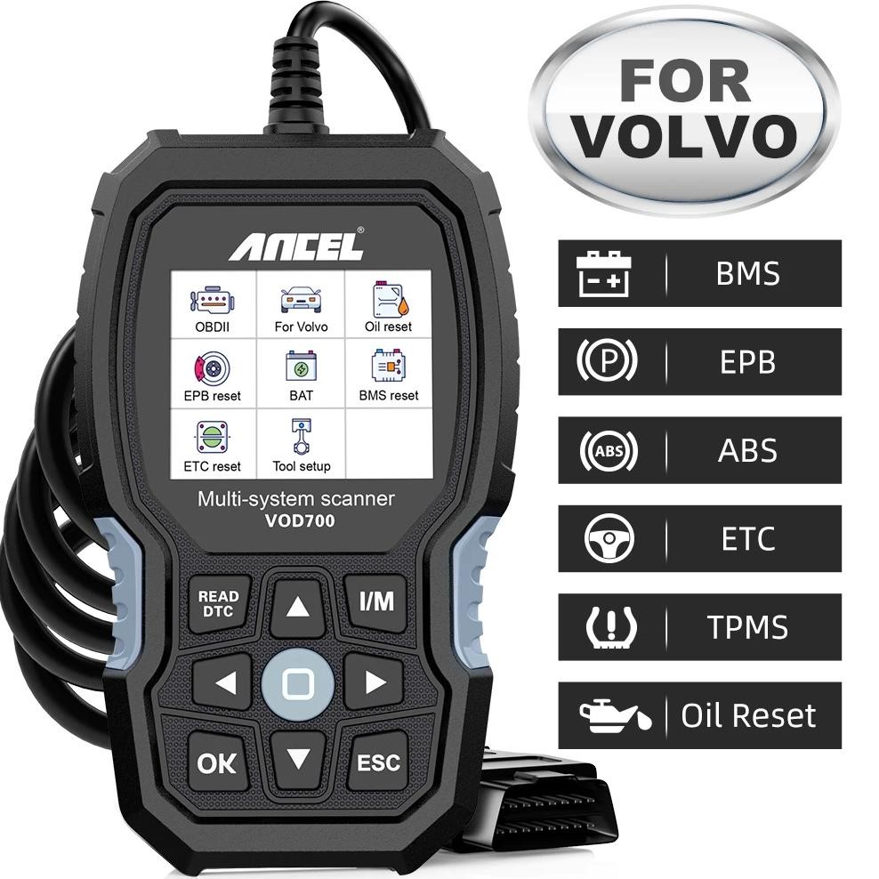 Jual ANCEL VOD700 OBD2 Scanner for Volvo Car Code Reader Diagnostic ...
