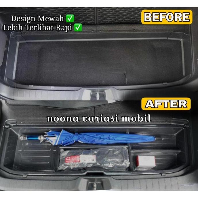 Jual HARGA DISC - Trunk Organizer Innova ZENIX lebih rapi lebih mewah ...