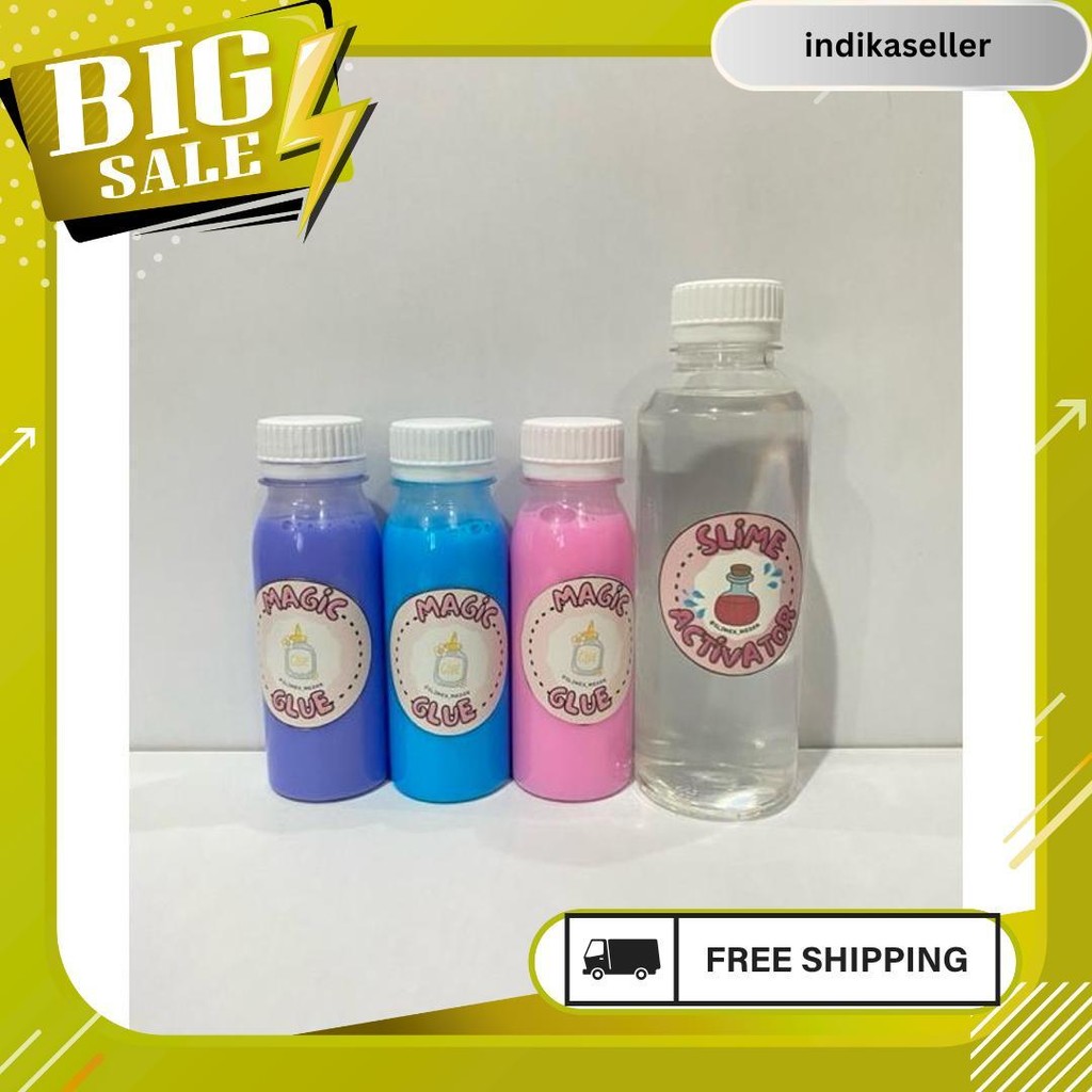 Jual [Cod] Unicorn Slime Kit By Slimex_Medan || Diy Slime || Bahan ...